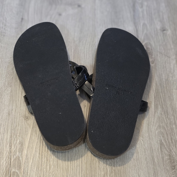 Tory Burch Miller Cloud Thong Sandals Black Size 7.5 - Picture 6 of 7